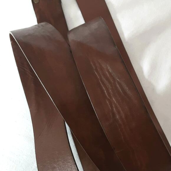 Ultra Long Costume Belt OS Medieval Warrior Style Walnut Brown Faux Leather - Picture 5 of 8